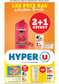 Prospectus Hyper U CHANTONNAY : Spécial Beauté