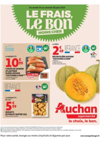 Prospectus Auchan Supermarché Orchies : Le frais, le bon, moins cher