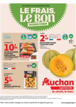 Prospectus Auchan Supermarché : Le frais, le bon, moins cher