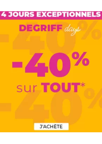 Prospectus Dégriff'Stock LA GARDE : 4 jours exceptionnels