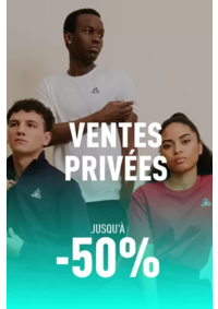 Prospectus Le Coq Sportif PARIS : Ventes Privées jusqu'à -50%