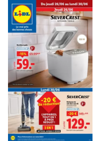 Prospectus Lidl RIA SIRACH : À l'occasion des soldes, retrouvez chez Lidl de nombreux produits à prix réduits