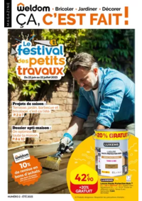 Prospectus Weldom MOUTIERS : Le festival des petits travaux