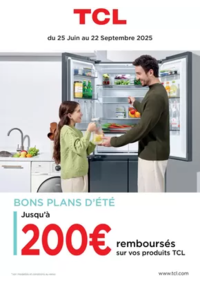 Prospectus BeDigital Trets : TCL BONS PLANS DE L'ETE