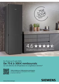Prospectus Boulanger Limonest : OFFRE Siemens: jusqu'à 300€ remboursés !