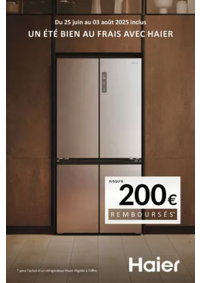 Prospectus Boulanger Limonest : OFFRE HAIER : jusqu'à 200€ remboursés !