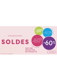 Prospectus Passion Beautés Neufchateau : Soldes : profitez jusqu'à -60% sur une sélection de produits