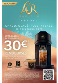 Prospectus Connexion FIGEAC : 30€ remboursés pour l'achat d'une machine L'Or Barista Absolu