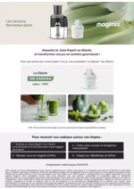Promos et remises  : MAGIMIX vous offre une sorbetière Le Glacier pour tout achat d'un Juice Expert 4 ou 5