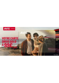 Prospectus AVIS - Tergnier - ville : Durée limitée : Avis Drive Gold est à 99 €