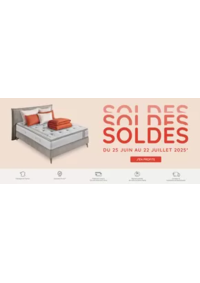 Prospectus Maison de la literie ALES : Jusqu'à -30% de réduction sur nos matelas et sommiers, fabriqués en France.