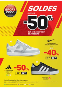 Prospectus Sport 2000 GUERET : SOLDES jusqu'à -50%