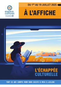 Prospectus Espace culturel E.Leclerc PUSEY : E.Leclerc Espace Culturel SELECTION ÉTÉ