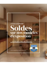 Prospectus Cuisines références MENNEVAL : C’est maintenant chez Cuisines Références avec nos modèles d’exposition et électroménagers en SOLDES