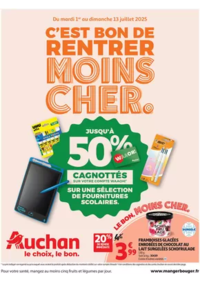 Prospectus Auchan ARRAS : C'est bon de rentrer moins cher