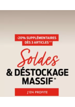 Promos et remises  : -20% supplémentaires dès 3 articles achetés !