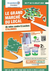 Prospectus E.Leclerc ETALONDES : ALLIANCES LOCALES