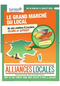 Prospectus E.Leclerc PUSEY : GRAND MARCHE DU LOCAL