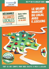 Prospectus E.Leclerc LE BLANC : GRAND MARCHE DU LOCAL