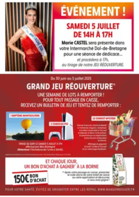 Prospectus Intermarché Super Dol de Bretagne : PROS LOCAL - 04160 DOL DE BRETAGNE