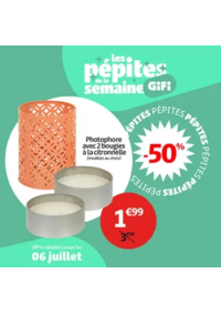 Prospectus Gifi SEDAN : Profitez des pépites de la semaine chez GiFi : du 2 au 6 juillet une sélection de produits à PRIX FO