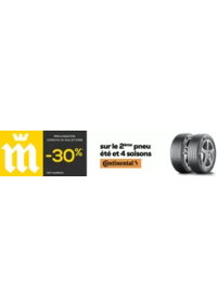 Prospectus Midas Boulogne-sur-Mer : OFFRE -30% SUR LE 2ème PNEU CONTINENTAL