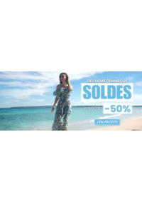Prospectus Jacqueline Riu ALES : Deuxième démarque soldes Jusqu'à -50%