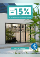 Jusqu’à -15% sur fenêtres, volets, portes et pergolas - Tryba