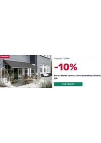 Prospectus K par K CHANTILLY : -10% Sur les Stores bannes, stores bannettes & Stores ZIP*