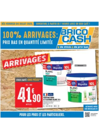 Prospectus Brico Cash SAINT MARCEL : C’est le moment de profiter des nouveaux arrivages Brico Cash !
