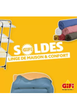 Prospectus Gifi : Découvrez notre sélection soldée de linge de maison et accessoires pour un cocon parfait chez vous !