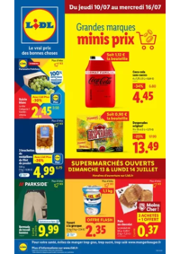 Prospectus Lidl BELLERIVE SUR ALLIER : Retrouvez vos marques préférées du quotidien à prix minis en supermarché Lidl !
