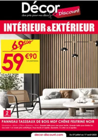 Prospectus Décor Discount Romans sur Isère : INTÉRIEUR & EXTÉRIEUR