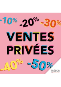Prospectus Trésor Bijoux VILLENEUVE D'ASCQ : Ventes Privees