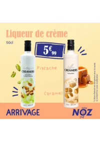 Prospectus Noz Menneval : ARRIVAGE Liqueur de crème