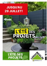 Promos et remises  : L'ÉTÉ DES PROJETS