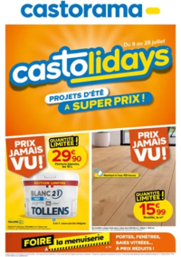 Prospectus Castorama PERPIGNAN : Castolidays, projets d'été à super prix !
