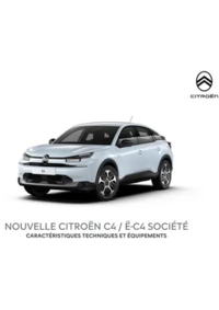 Prospectus Citroen LA MADELEINE : NOUVELLE CITROËN C4 / Ë-C4 SOCIÉTÉ