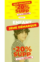 Promos et remises  : Deuxième démarque soldes Jusqu'à -20%