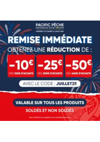Prospectus Pacific Pêche LYON - VAULX EN VELIN : OFFRE SPECIALE REMISE IMMEDIATE