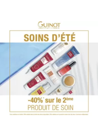 Prospectus Guinot ARNOUVILLE LES GONESSE : SOINS D'ÉTÉ