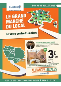 Prospectus E.Leclerc MONTGERON : LE GRAND MARCHE DU LOCAL - ALLIANCES LOCALES
