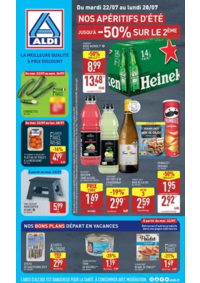 Prospectus Aldi Épinal - Rue de la Bazaine : Nos apéritifs jusqu'à -50% sur le 2ème