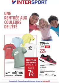 Prospectus Intersport BASSE GOULAINE : UNE RENTRÉE AUX COULEURS DE L'ÉTÉ