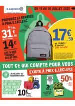 Prospectus E.Leclerc : DEPENSER MOINS 15