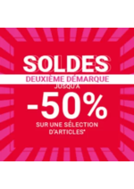 Prospectus Courir : Deuxième démarque soldes Jusqu'à -50%