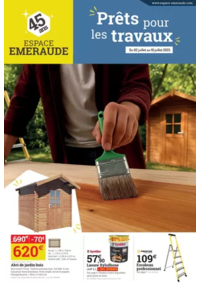 Prospectus Espace emeraude : Prêts pour les travaux