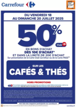 Prospectus Carrefour Drive : OPERATION BON D’ACHAT SUR LES CAFES & THES