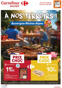 Prospectus Carrefour Market JEUMONT : A NOS TERROIRS ! AUVERGNE RHÔNE-ALPES