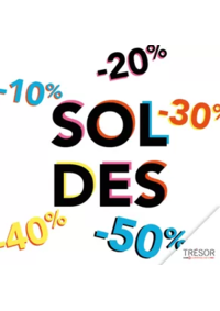Prospectus Trésor Bijoux FACHES THUMESNIL : Soldes